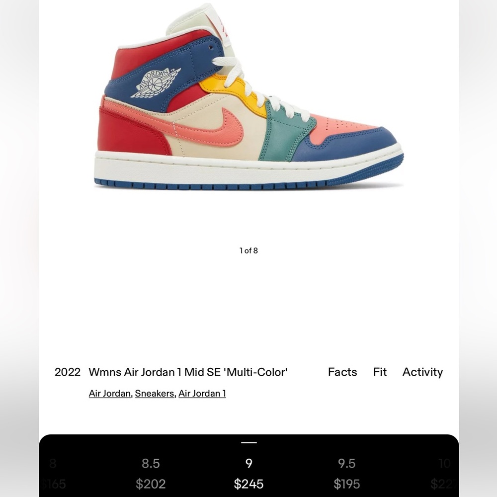 Jordan WMNS Air Jordan 1 Mid SE Multi-Color